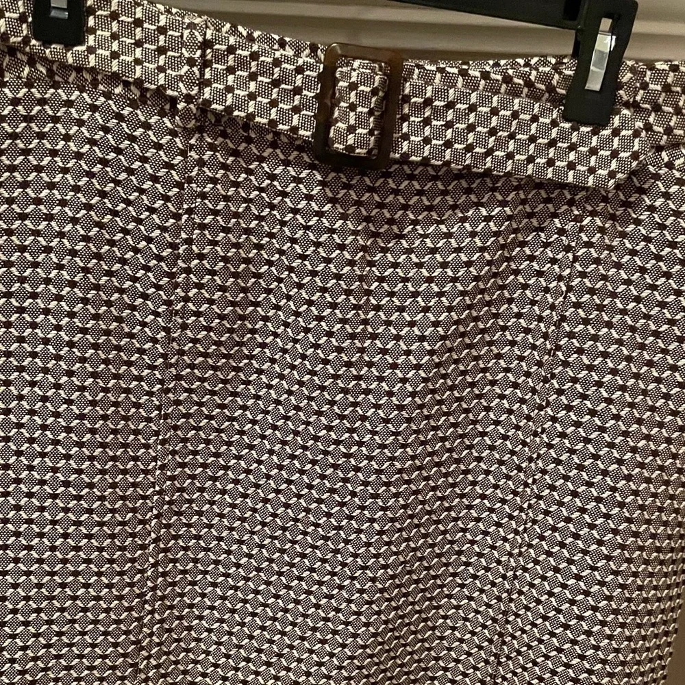 NWT Jones Wear VTG brown tweed skirt Old Money Business Career 18
